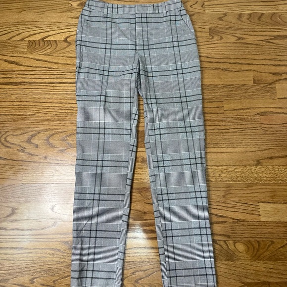 Laundry By Shelli Segal Gray Plaid Skinny Pants - Picture 7 of 12